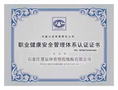 PVC塑膠地板-職業(yè)健康安全管理體系認(rèn)證